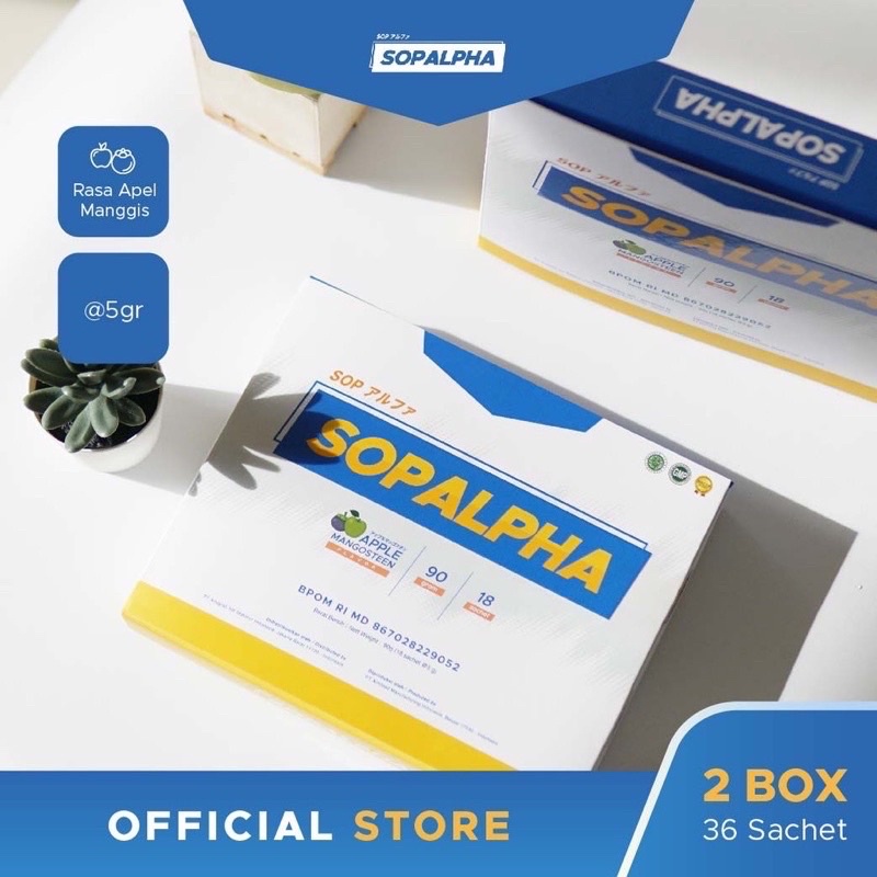 SOPALPHA BIOBOOST (2 BOX) BY DENNIS HADI/ SOP ALPHA BIO BOOST ORIGINAL 100%