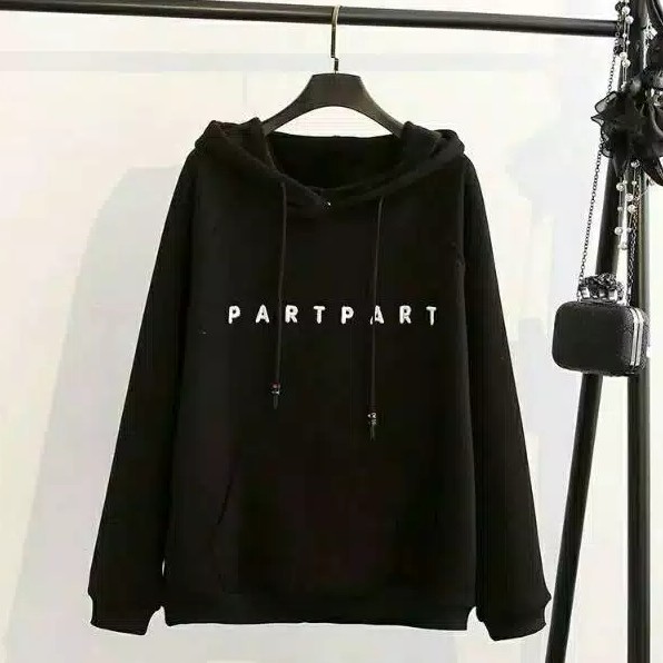 Sweater Hoodie Wanita Partpart Sweater Fleece Terlaris kekinian-5