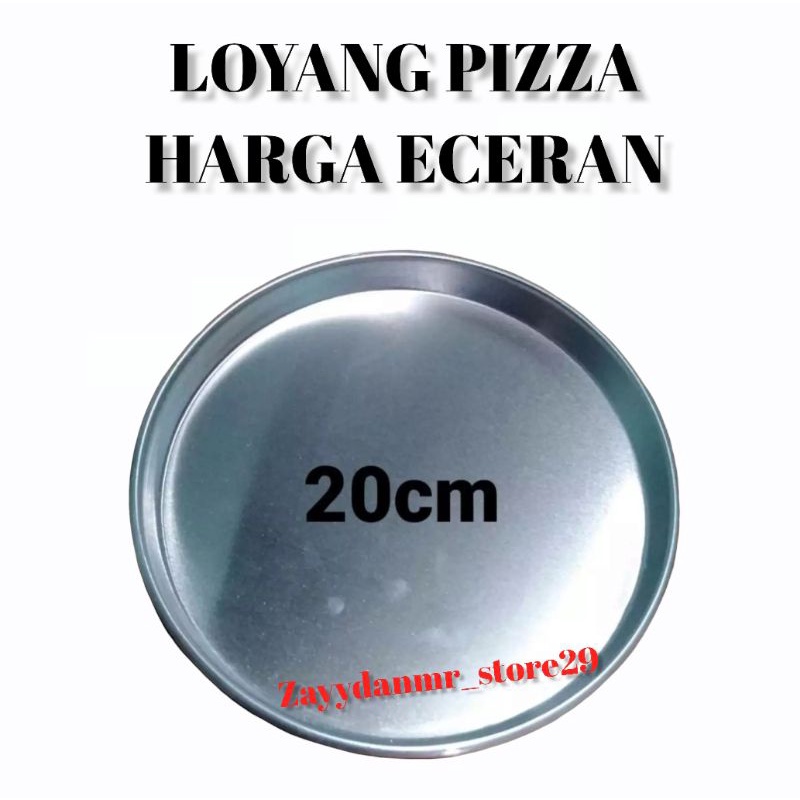 Loyang pizza anti lengket tebal 20cm Loyang pizza teflon cetakan pizza murah COD (BAYAR DITEMPAT)