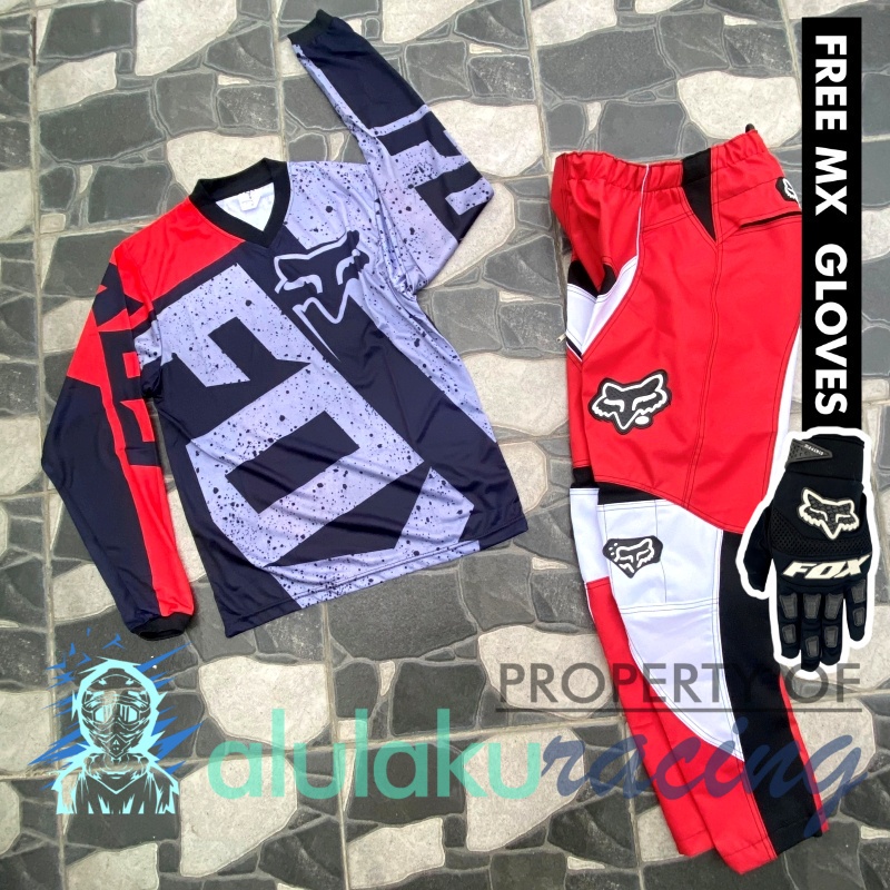 Jersey &amp; Celana MX Trail Motocross - Paket Bundling FOCT1010-F41