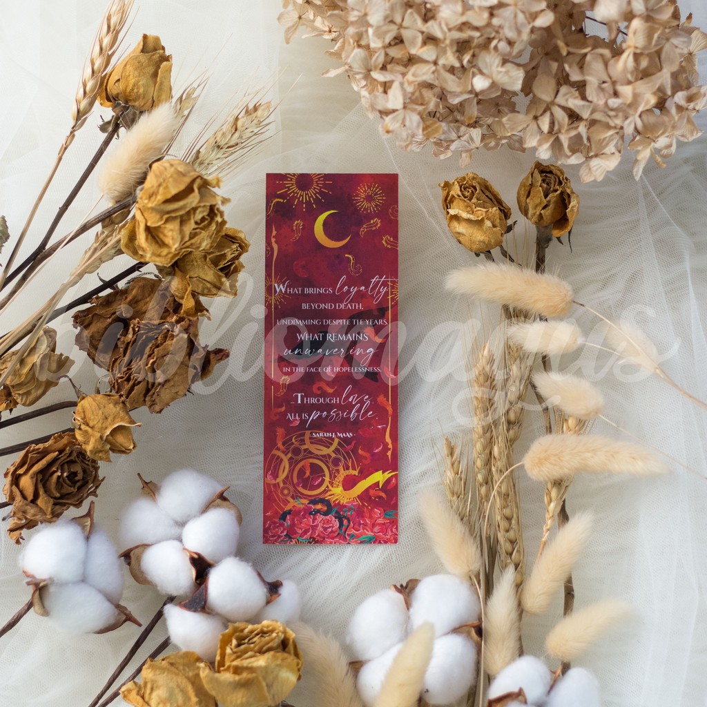 

Through love all is possible bookmark - Crescent City (Sarah J. Maas)
