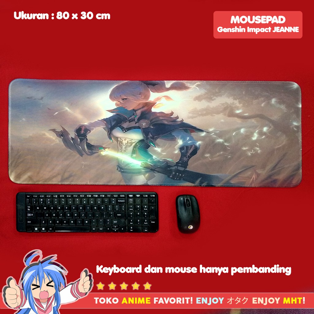 Mousepad Anime Gaming - Deskpad - Genshin Impact : Jeanne