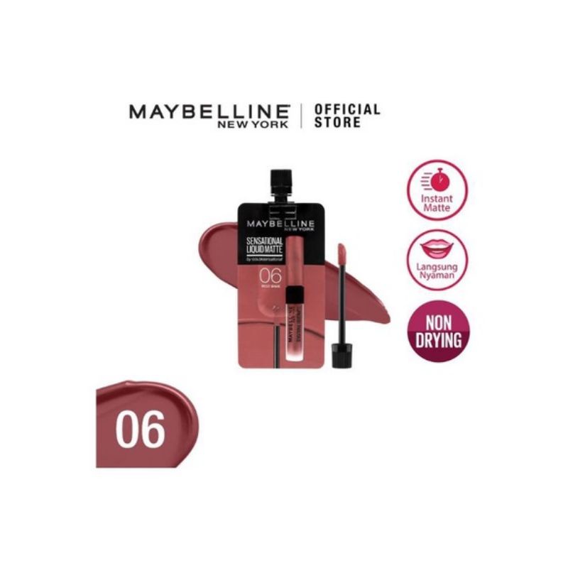 Maybelline Sensational Liquid Matte Lip Cream saset
