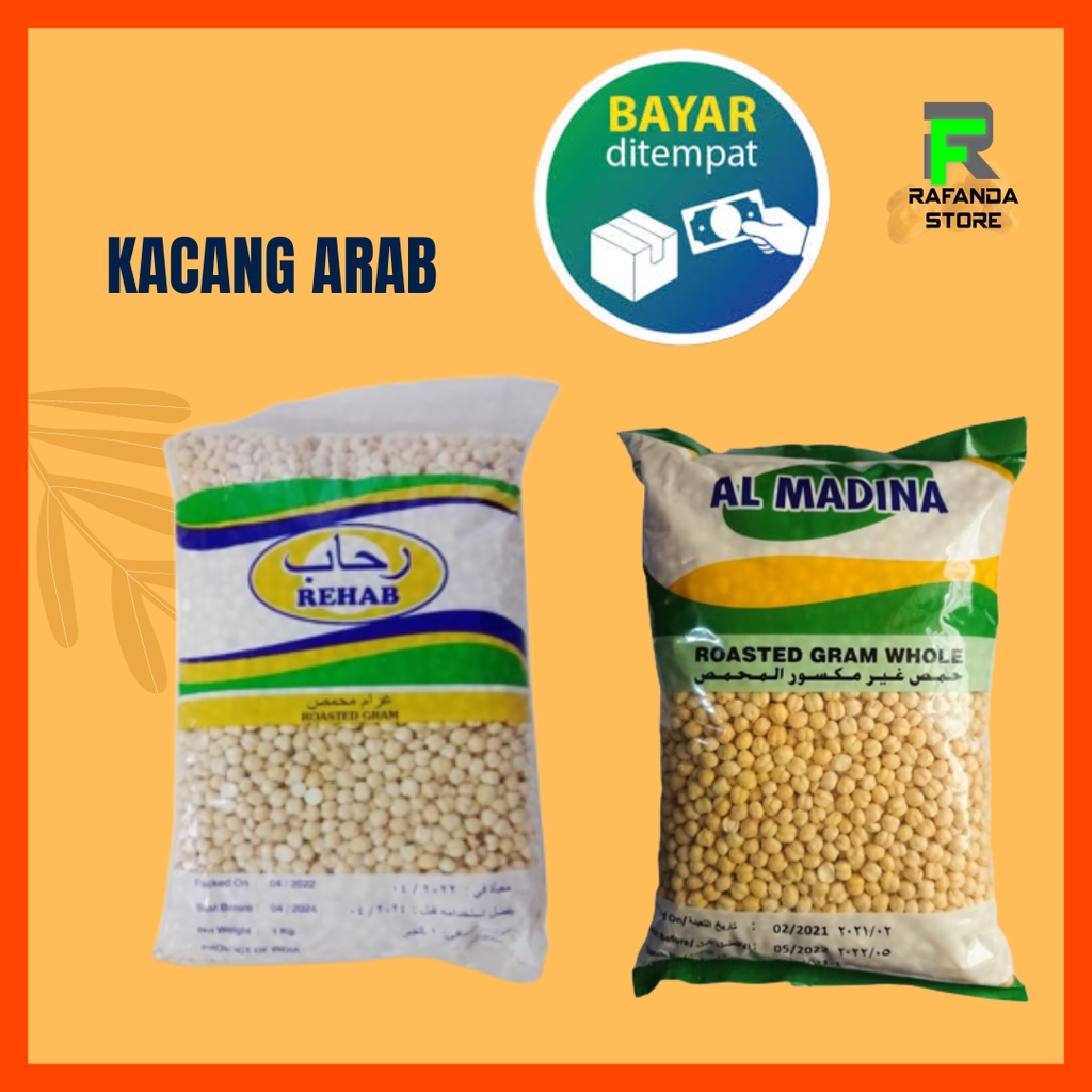 

Kacang Arab India Stok baru / kabuli / ceci / Chickpea 1kg / 1000 gram / Kacang Arab 1 kg Pekanbaru