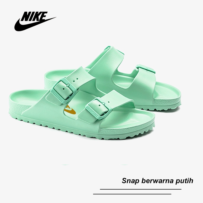 Nike Sandal Wanita Selop Casual Sendal Slop Wanita Santai Empuk Kekinian Sandal Cewek Distro Terbaru Slip On Anti Slip