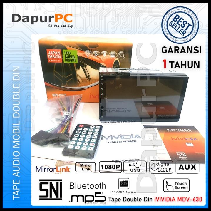 Double Din 7 Inch Ivividia Mdv 6630 Universal Mirrorlink Tape Mobil