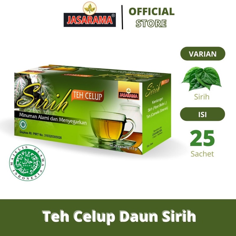 

TEH CELUP DAUN SIRIH isi 25 sachet