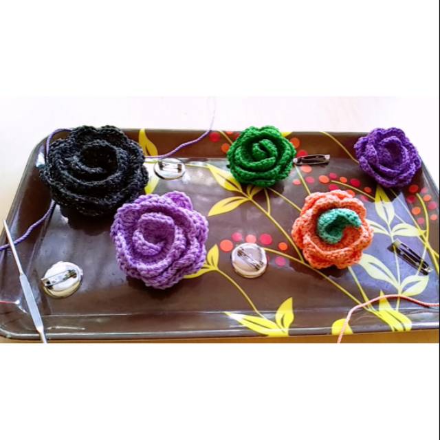 [BROS] Bros Bunga Mawar Rajut Kekinian