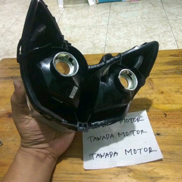 REPLEKTOR LAMPU DEPAN HONDA SUPRA X125 TH-2007 DOUBEL DISC ATAU BATMAN