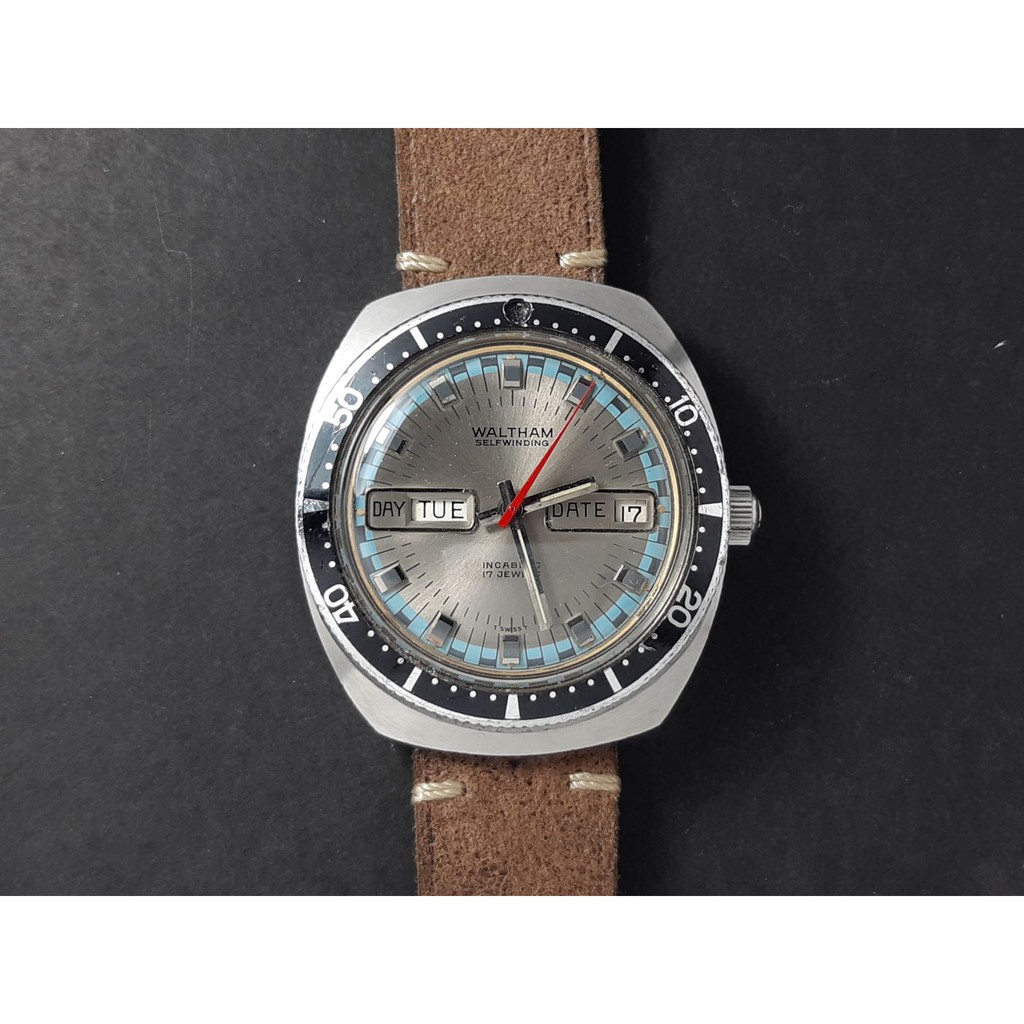 Waltham vintage diver, Swiss Automatic Watch