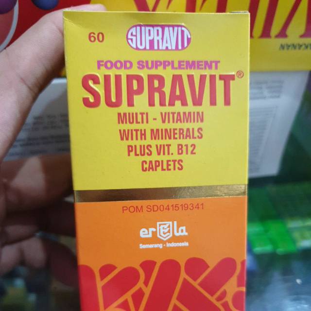 Supravit multivitamin untuk daya tahan tubuh