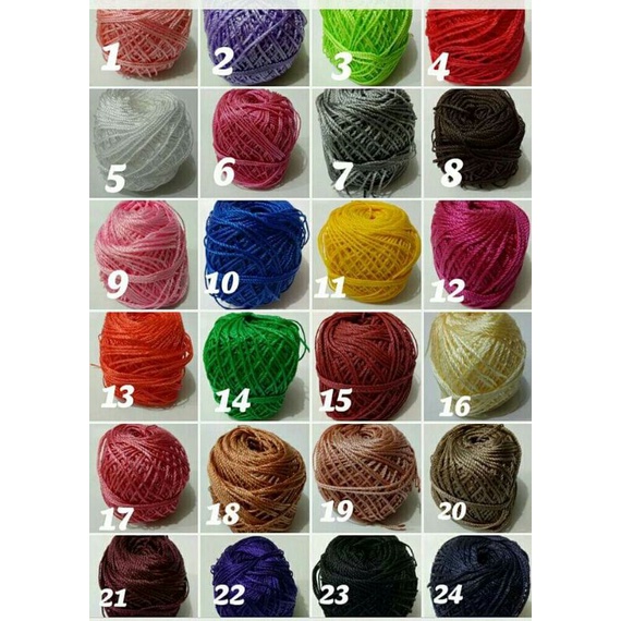 benang rajut nilon pp 100 gram