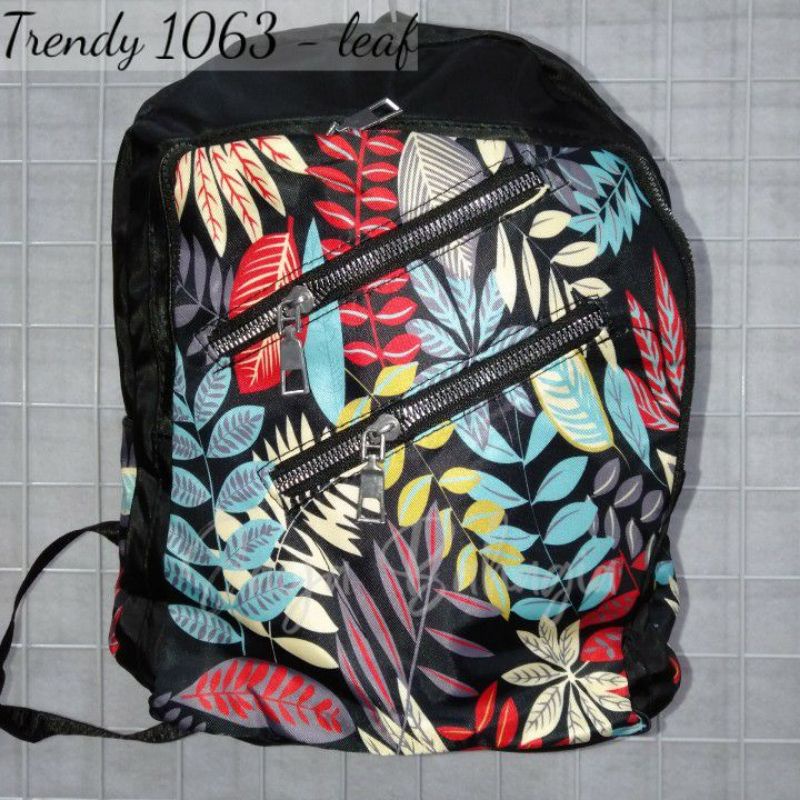 Ransel Wanita Import Fashion Trendy Motif Ukuran Kecil