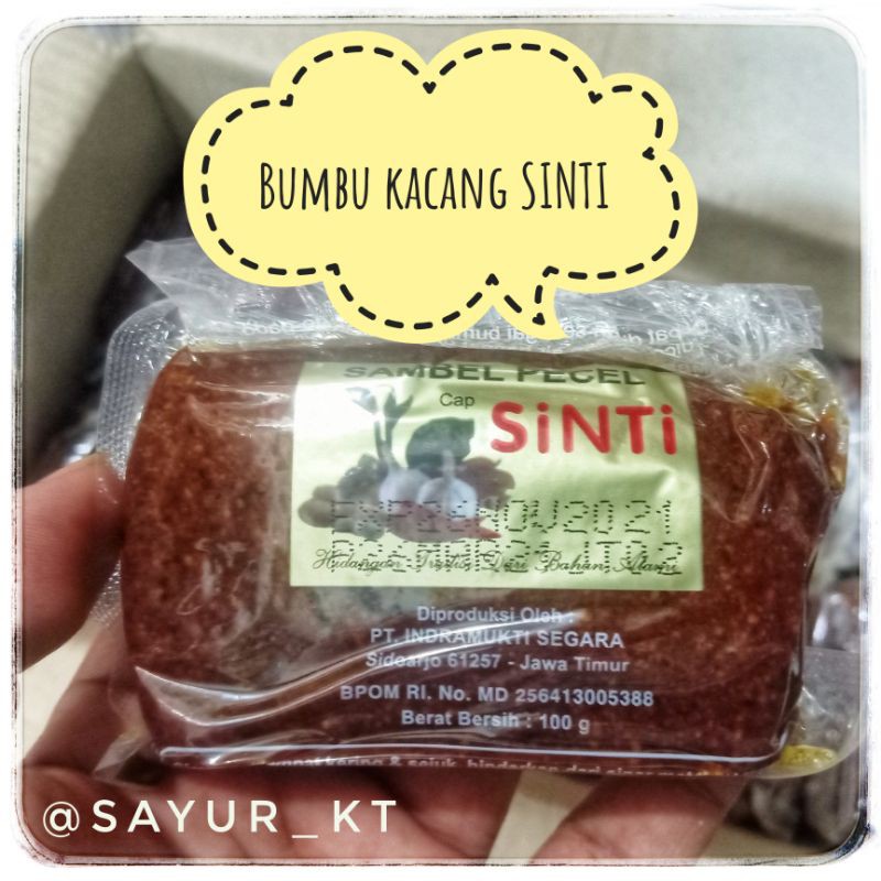 

Murah!!! BUMBU KACANG SINTI 100GRAM