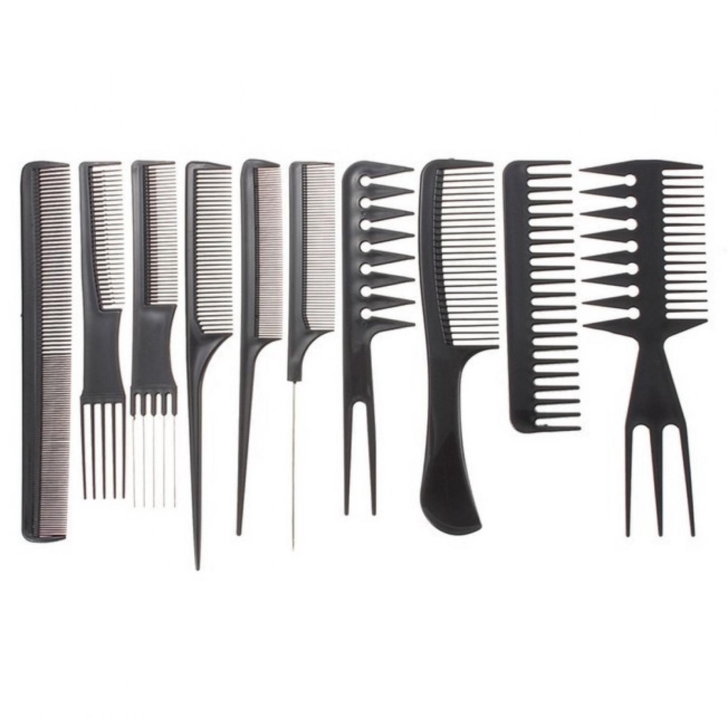 10PCS Sisir Rambut Salon Hair Comb || Perawatan Alat Kecantikan Wanita Barang Unik Murah Lucu - YS-254