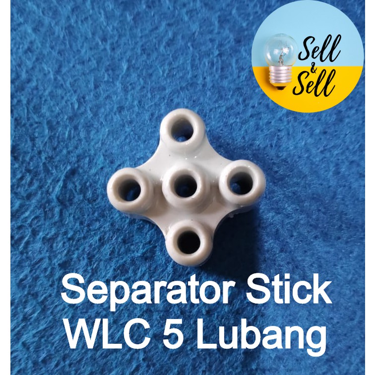 Separator Keramik Stik WLC 5 Lubang / Separator Ceramic Stick WLC 5 Hole for Holder PS-5S