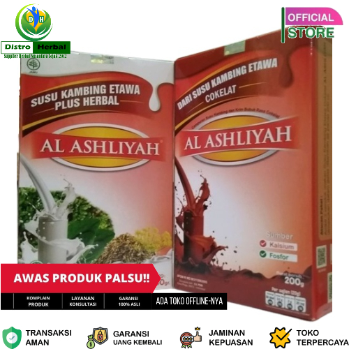 

Susu Kambing Al Ashliyah Murah Asli Kemasan Isi 200 Gram - Susu Kambing Plus Herbal