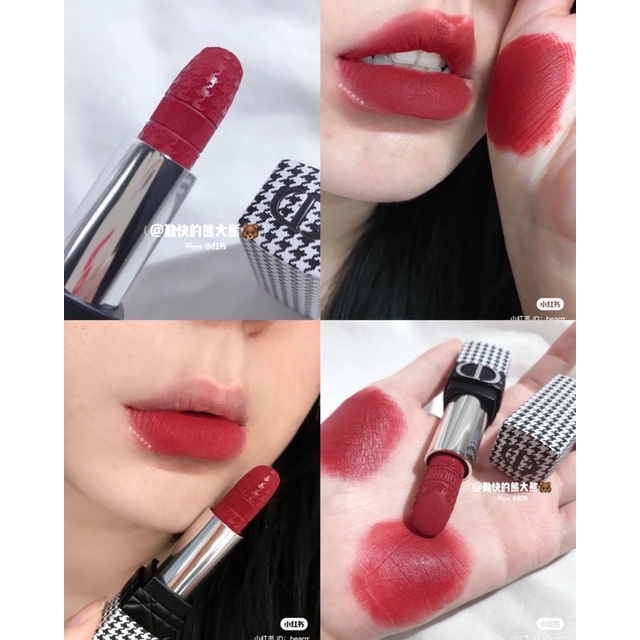 Dior Lipstick Limited Edt Houndstooth 720 Velvet
