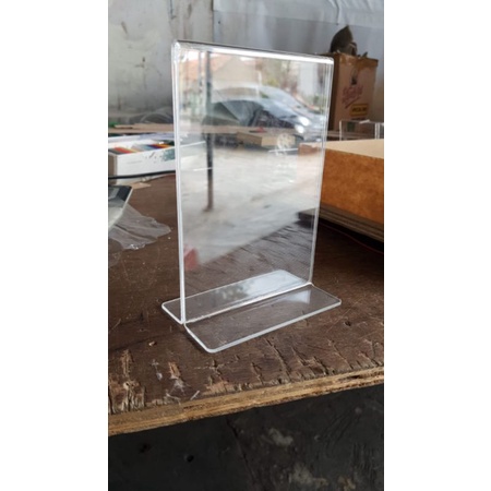 

acrylik standing menu A4