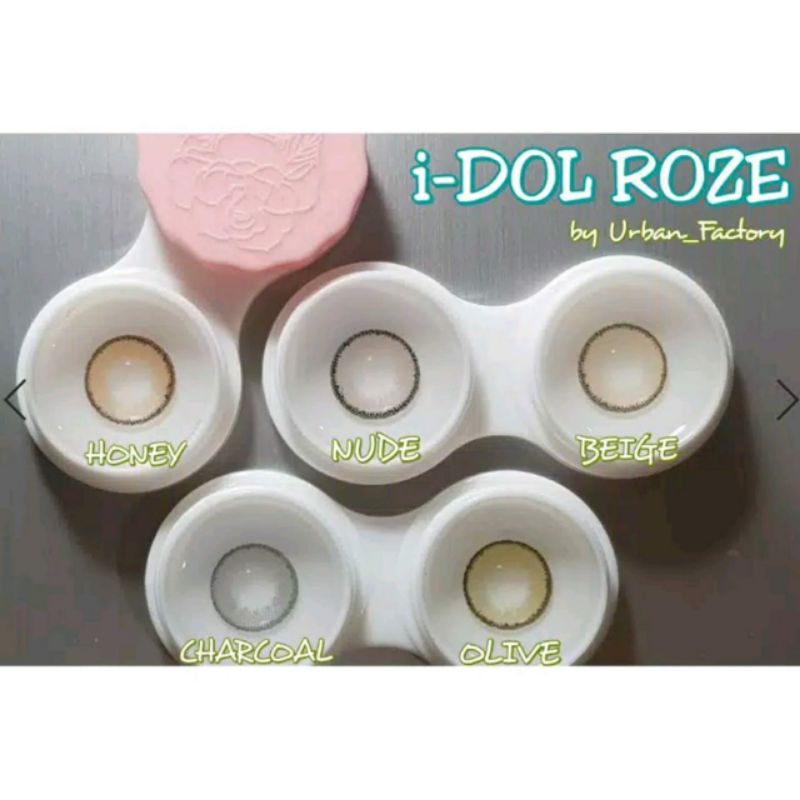 Softlens IDOL ROZE 14.5 MM NORMAL by URBAN FACTORY Softlen Soflen Soflens Warna