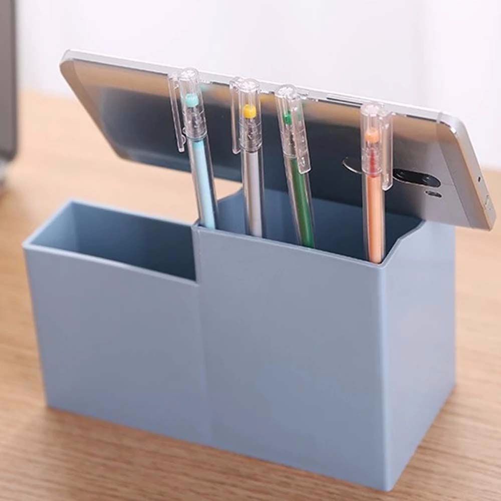 QUINTON Storage Pen Pencil Holders Container School office Utensils Desktop Pen Holder Organizer Office Accessories Cosmetic Case Stationery Multi-functional Makeup Rack/Multicolor