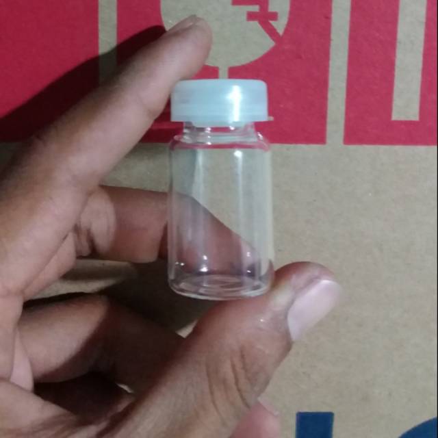 Botol vial 8ml tutup plastik