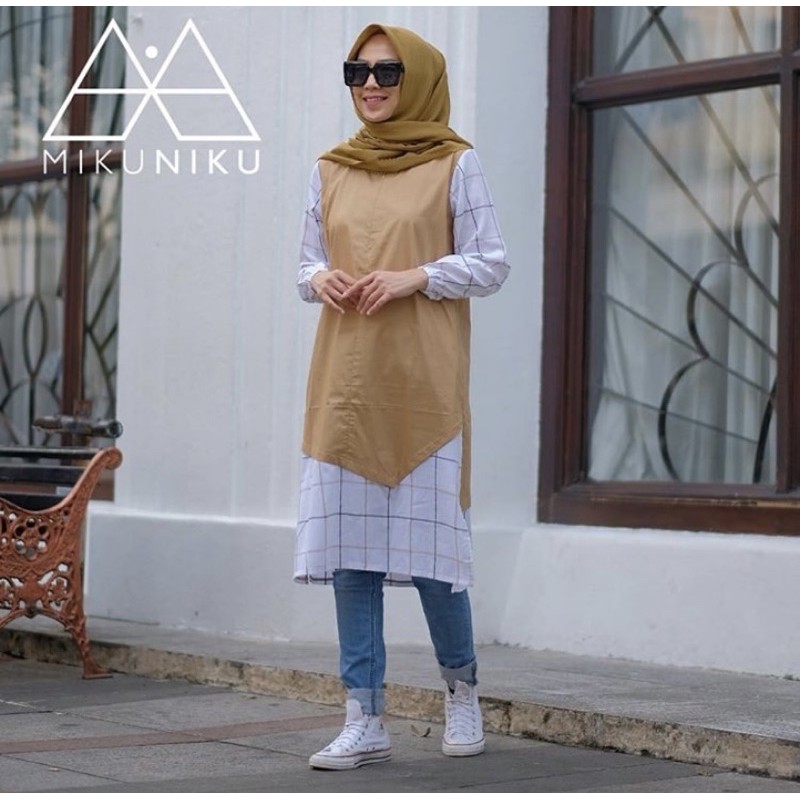 ZOEYA TUNIK BY MIKUNIKU ORI 100%