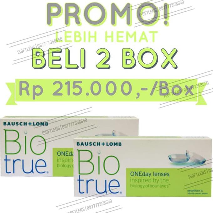 

Pm57458- Bio True Softlens Bening 1 Day Harian Bausch And Lomb Kadar Air Tinggi F67R8Its