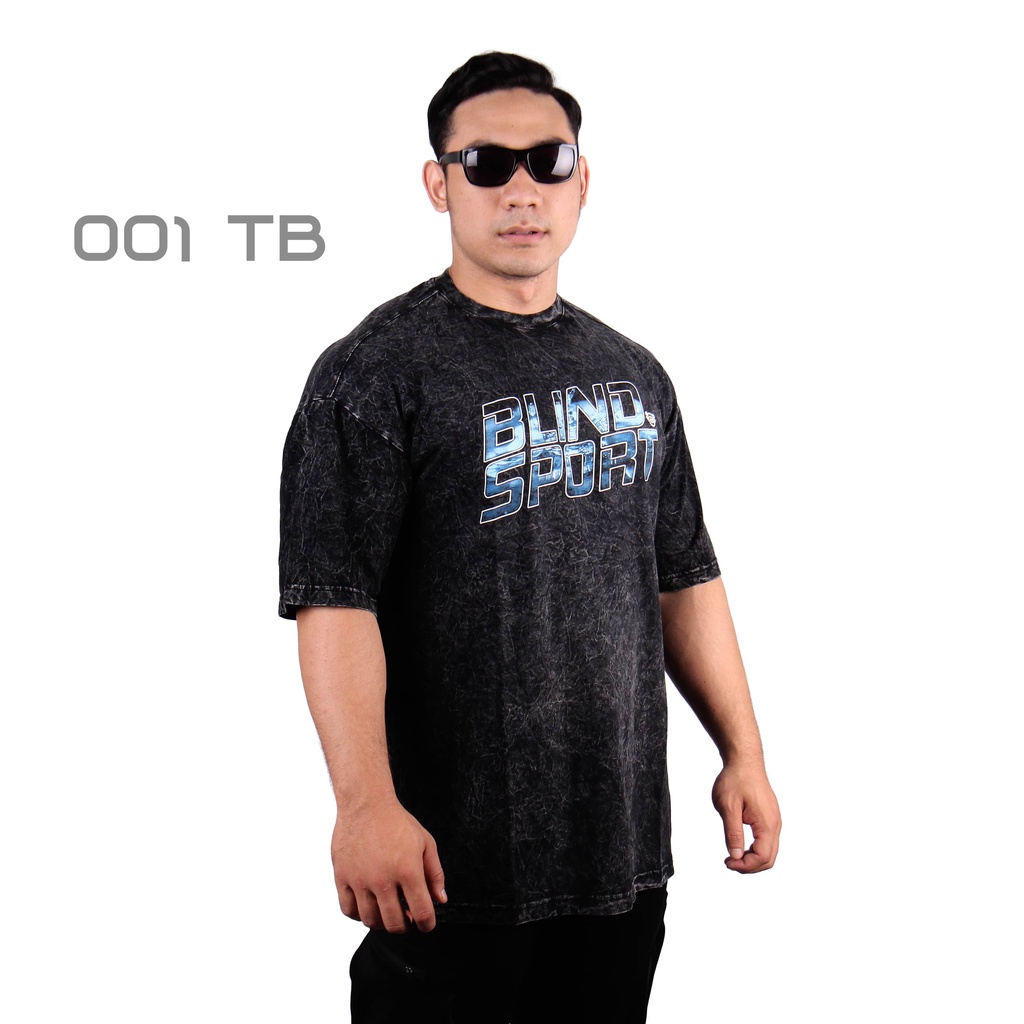 Kaos Washed Oversize Streetwear Pria Wanita Blindsport Washed TB
