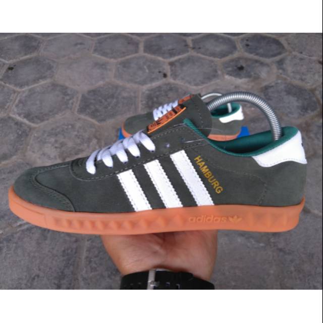 Sepatu Adidas Hamburg Green White