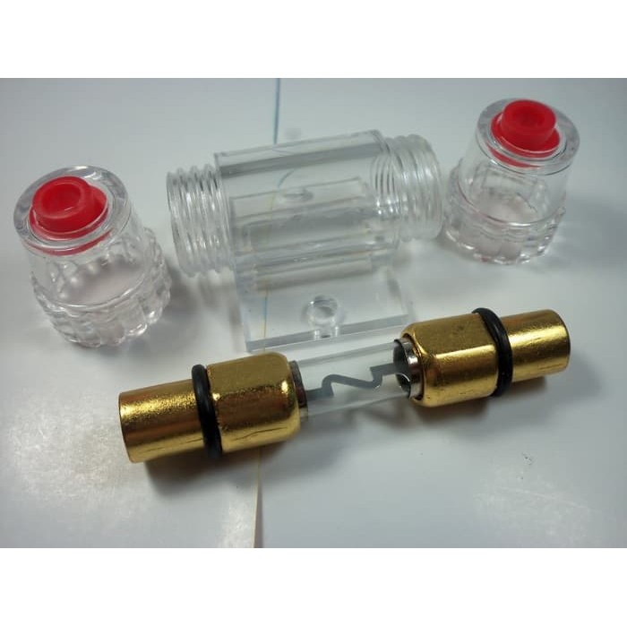 Sekring sikring Fuse audio transparan model botol (60A)