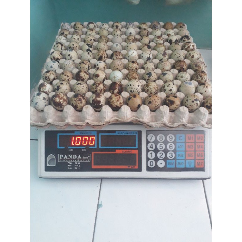 

Telur Puyuh per tray / 80 butir-90 butir (PROMO)