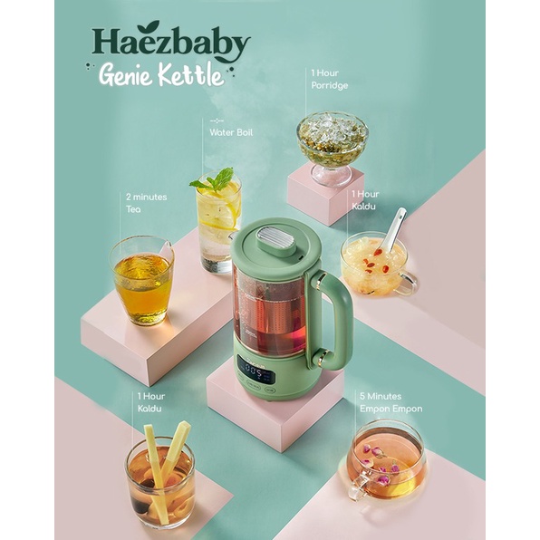 Haezbaby Genie Kettle Original Garansi Resmi