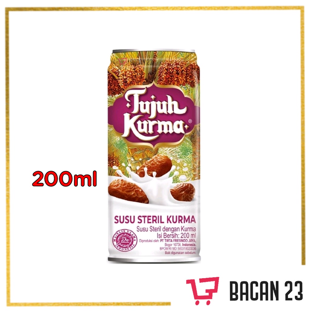 

Susu Steril Tujuh Kurma ( 200 ml ) / Susu Kurma / Bacan 23 - Bacan23