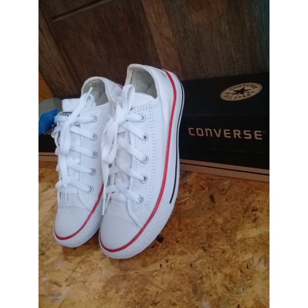 Supplier sepatu Allstar Classic Low Sepatu Sneakers Alstar Convers Pendek Warna PUTIH Bahan Canvas