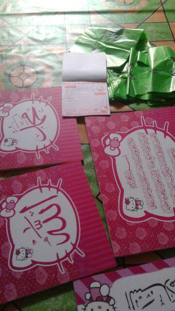 Kaligrafi Mdf Hello Kitty