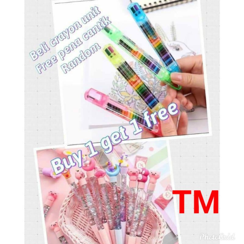 

TM. Crayon model pensil GRATIS pen cantik