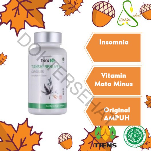 Obat Herbal Susah Tidur, Insomnia, Gangguan Tidur Produk Renuves Tiens
