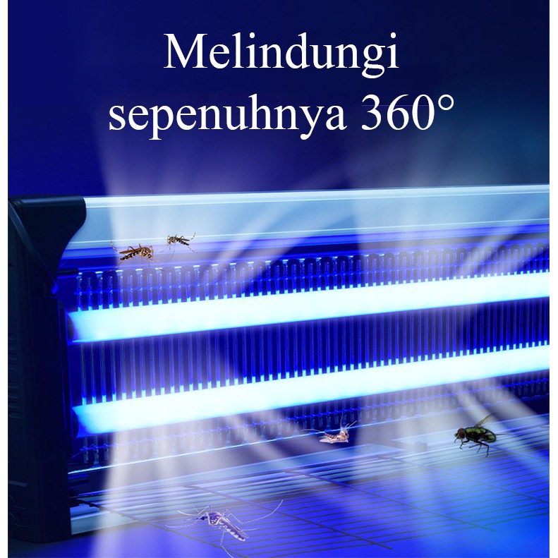 Lampu UV Anti Nyamuk Lalat Sinar UV Penangkap serangga 8 Watt Dan 10 Watt Led