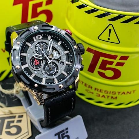 Jam Tangan Pria T5 H3639 G 100% Original