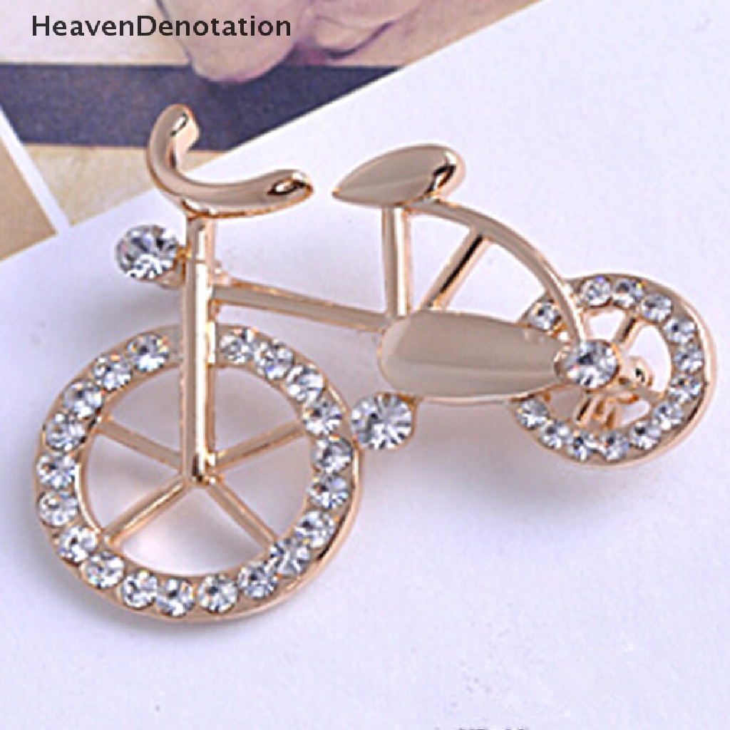 [HeavenDenotation] Women Brooch Pin Fashion Bike Buckle Bicycle Pectoral Flower Gift Brooches Pins