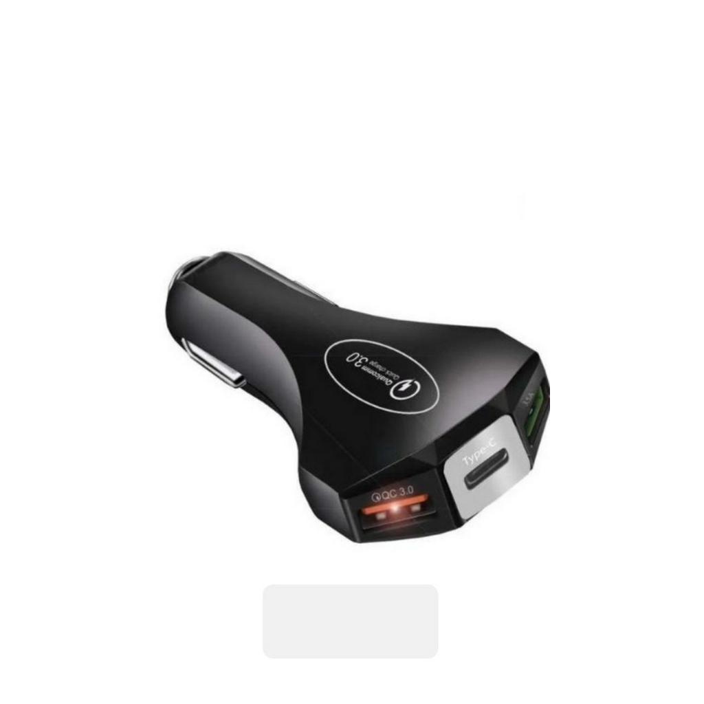 1 Car Charger 3.1A Dual USB FAST Charging black