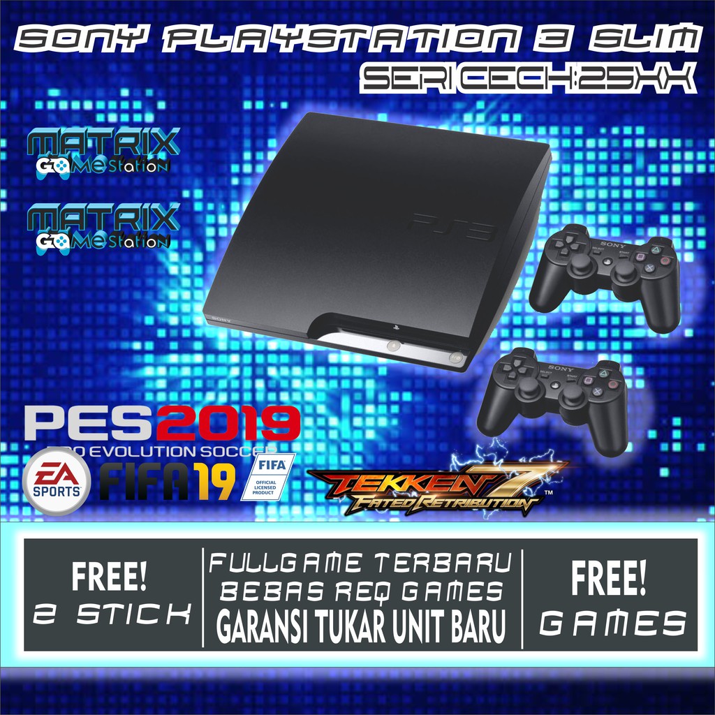 PS3 SLIM 120GB CFW 1 STICK/2 STICK FULLGAME CFW