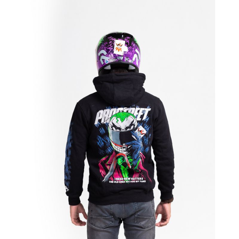 HOODIE | PROSTREET | JOKER | BLACK | NEW | ORIGINAL - Hitam, M