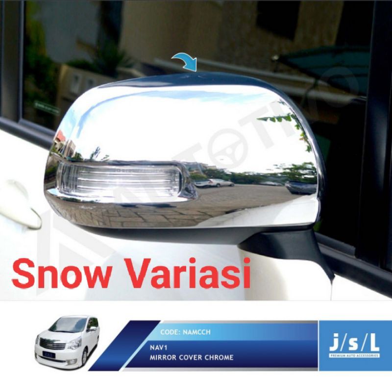 NAV 1 cover Spion Krom Mirror Cover chrome JSL