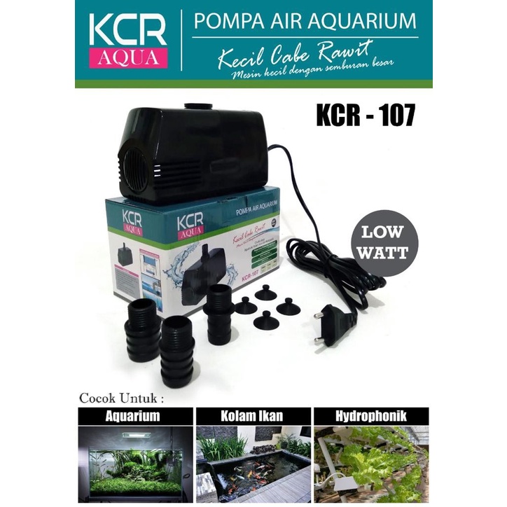 KCR 107 KCR AQUA POMPA AIR AQUARIUM 105W 5000LPH POWER HEAD AQUARIUM