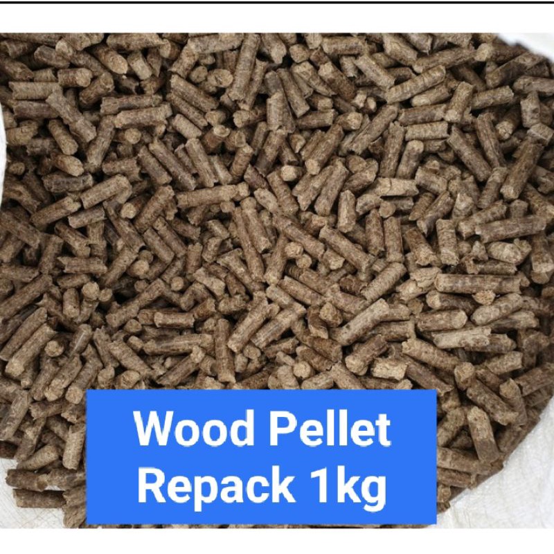 1KG Wood Pellet Penganti Pasir Kucing 100%organik