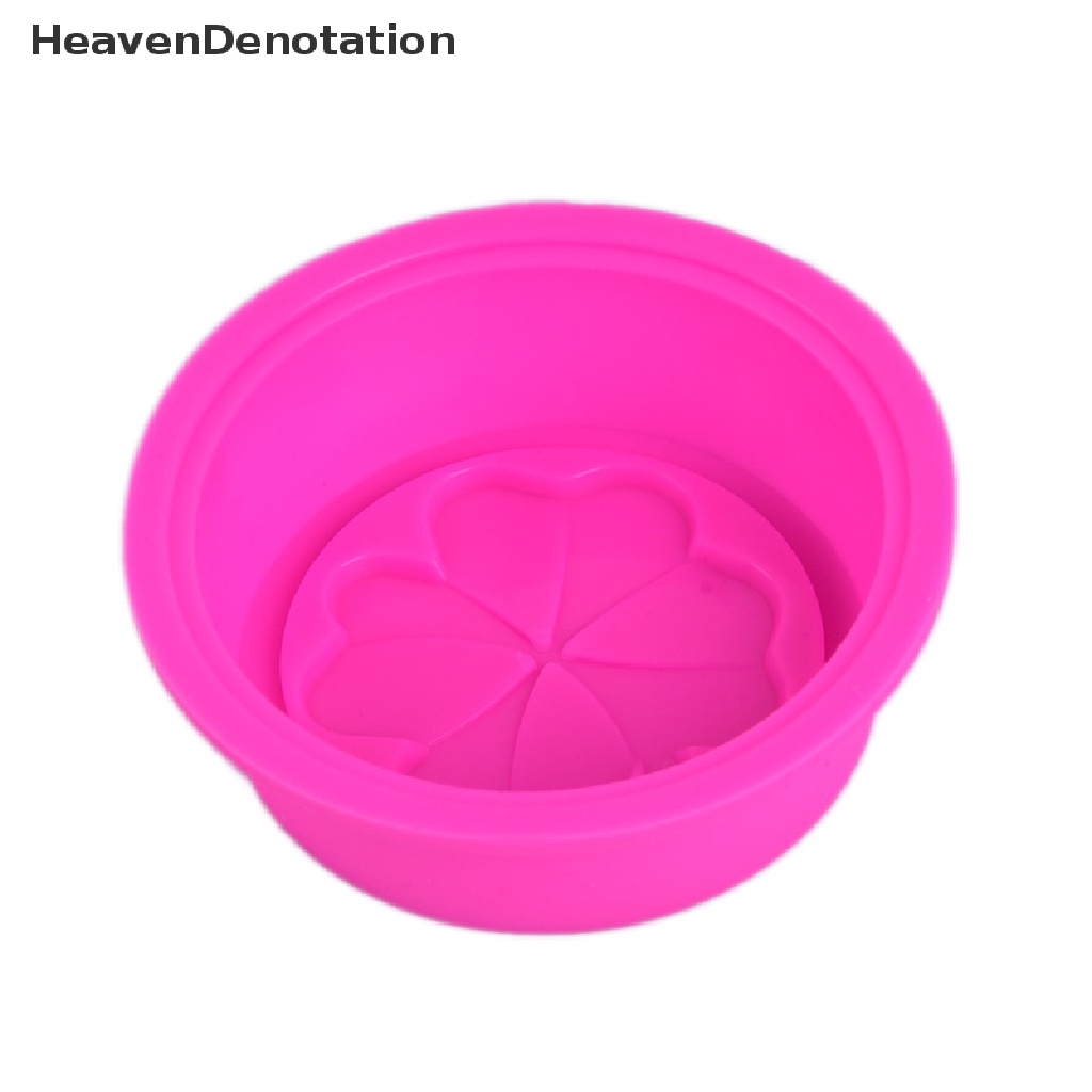 [HeavenDenotation] Four-Leaf Clover Handmade DIY Silicone Soap Mold Fondant Cake Decorating Tools