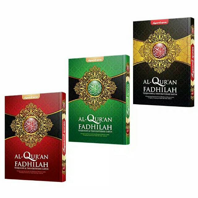 Al Quran Fadhilah Besar A4 -Al Quran Terjemahan Syaamil Quran - Fadilah