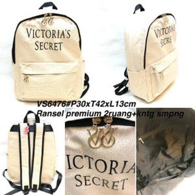 TAS RANSEL WANITA VICTORIA SECRET GLITTER RANSEL WANITA ABG REMAJA MODIS FASHION KEREN KADO UNIK